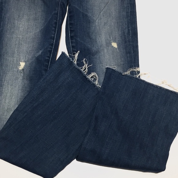 MOTHER The Cruiser "Rough It Up" Flair Jeans 24 - Picture 7 of 13